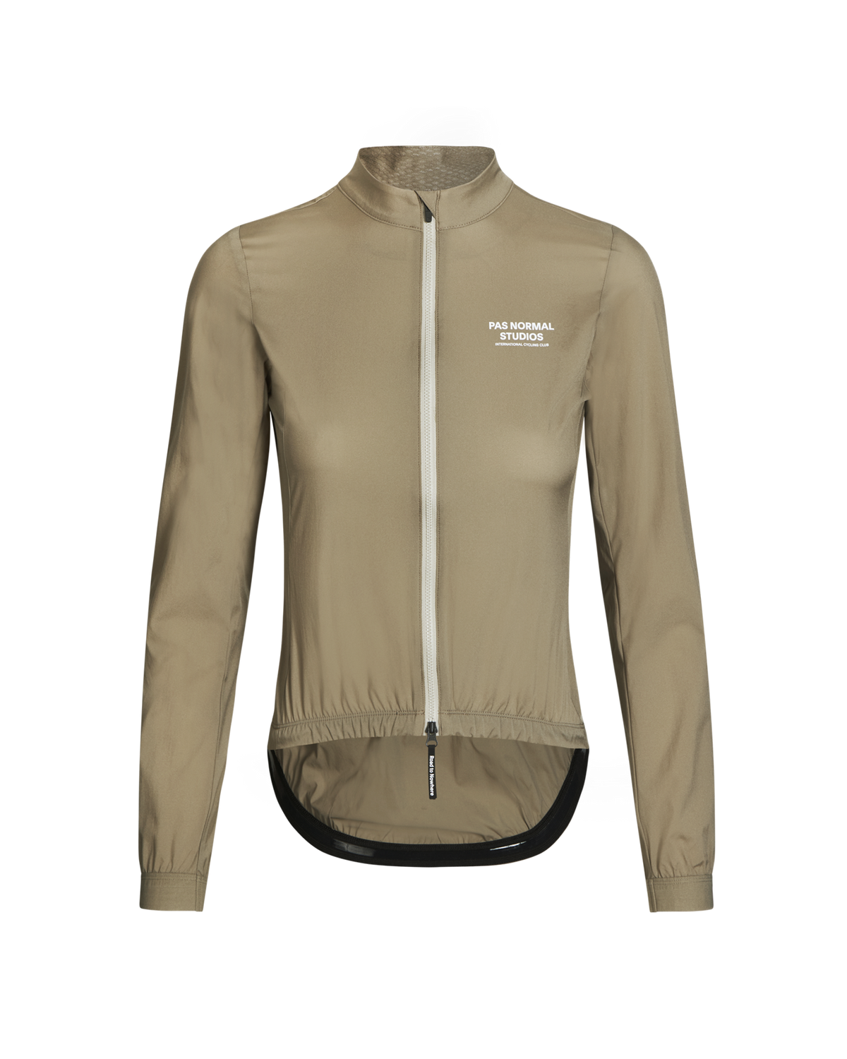 Chaqueta Mujer Pas Normal Studios Mechanism Stow Away, vista frontal, color Beige #Color_Beige