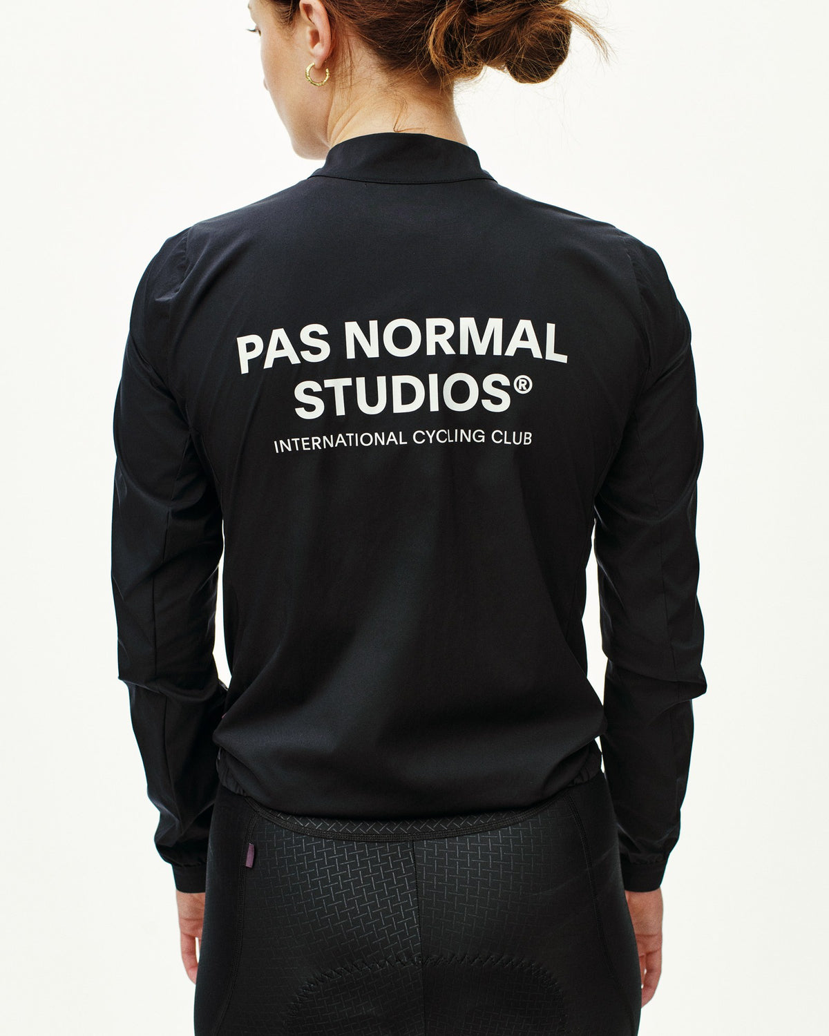 Chaqueta Mujer Pas Normal Studios Mechanism Stow Away, detalle técnico, color Black #Color_Black