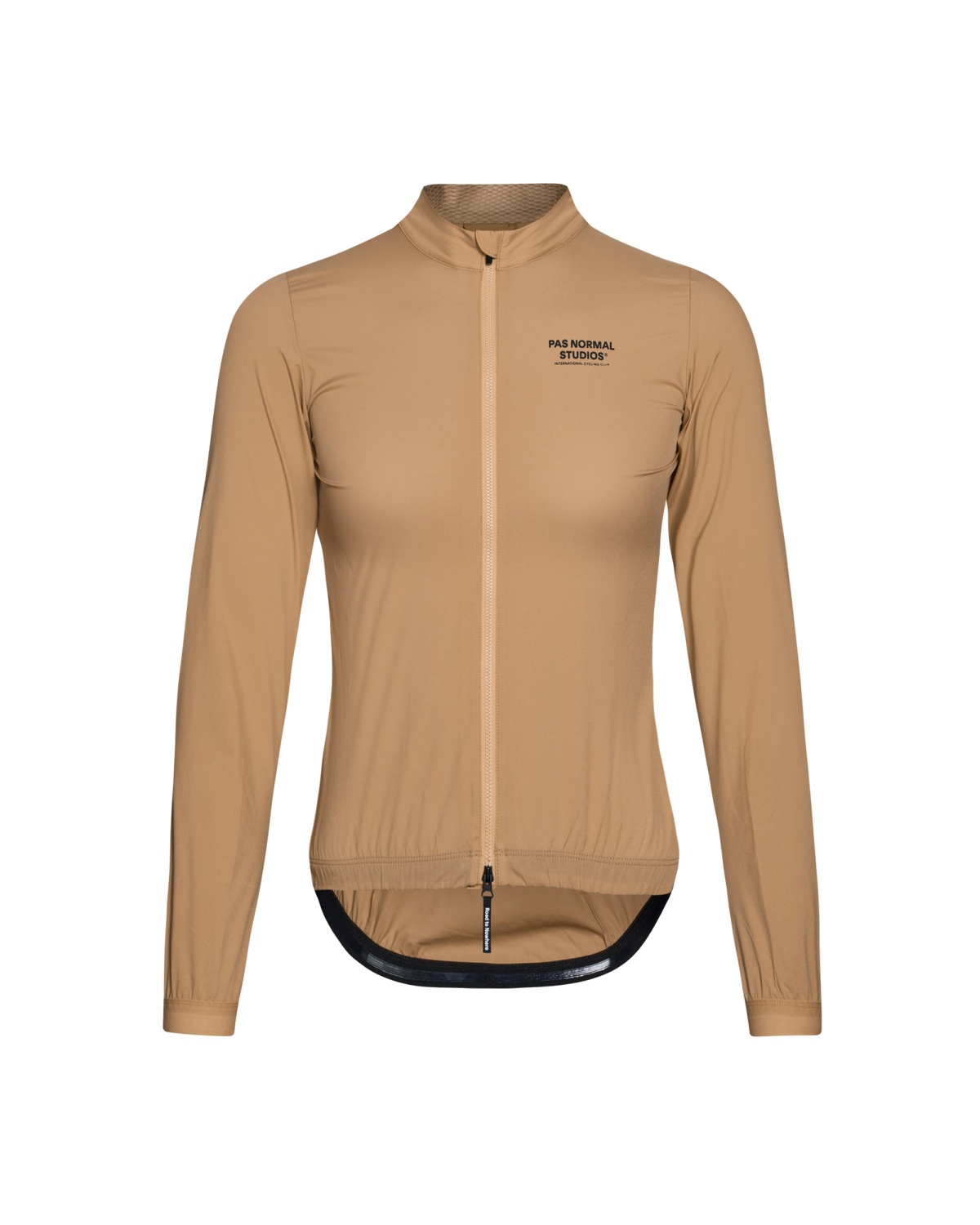 Chaqueta Mujer Pas Normal Studios Mechanism Stow Away, vista frontal, color Camel #Color_Camel