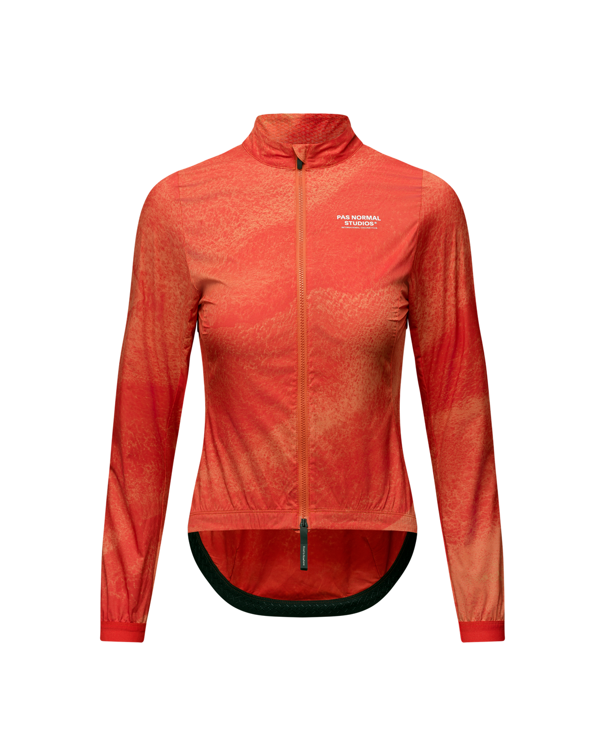 Chaqueta Mujer Pas Normal Studios Mechanism Stow Away, vista frontal, color Hibiscus Orange #Color_Hibiscus Orange