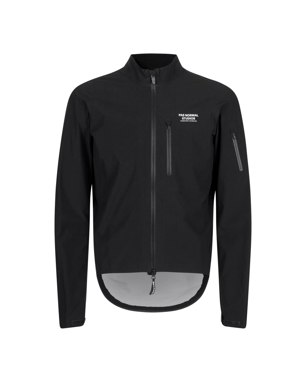 Chaqueta PNS Essential Shield en Black, vista frontal #Color_Black