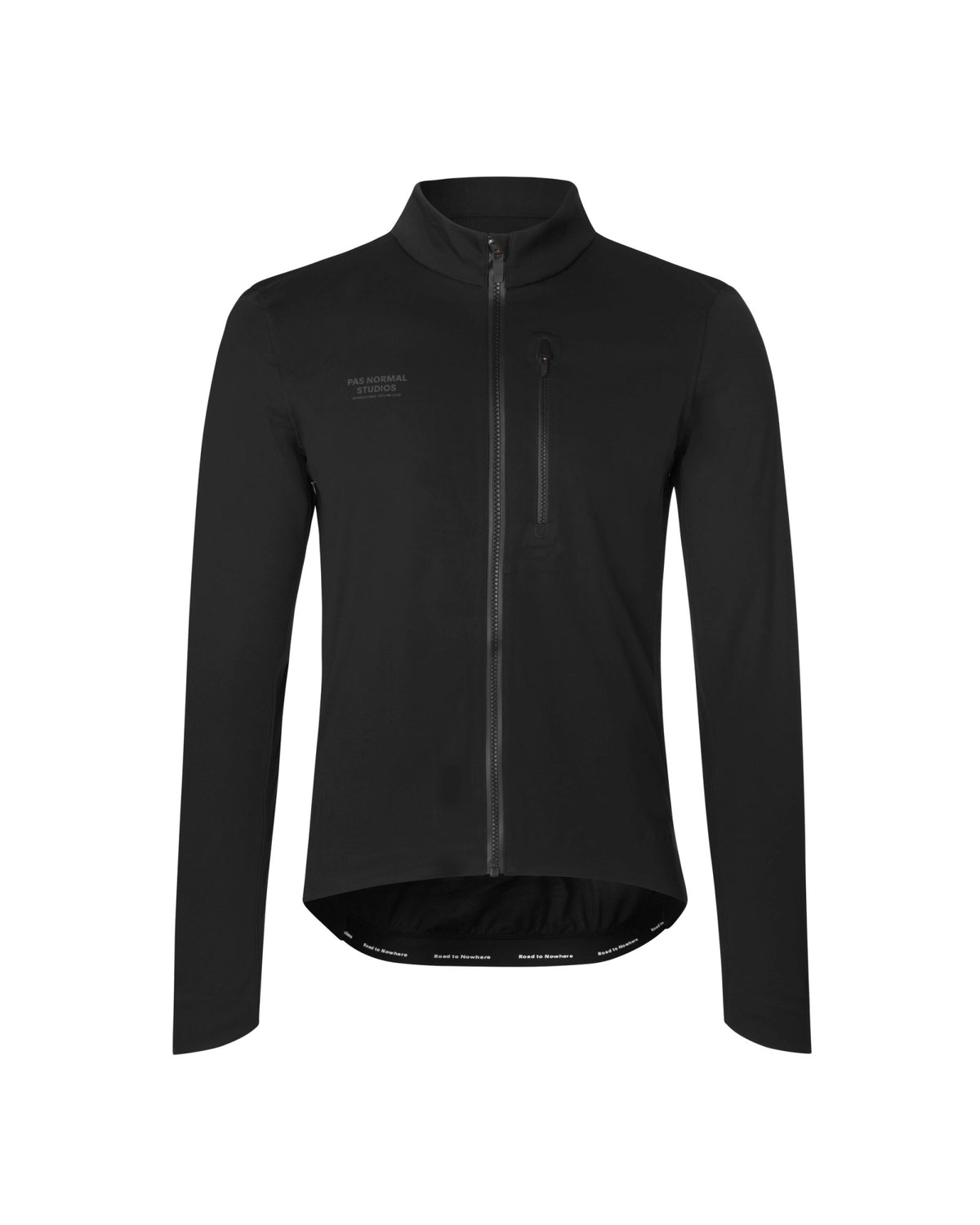 Chaqueta PNS Essential Thermal en Black, vista frontal #Color_Black