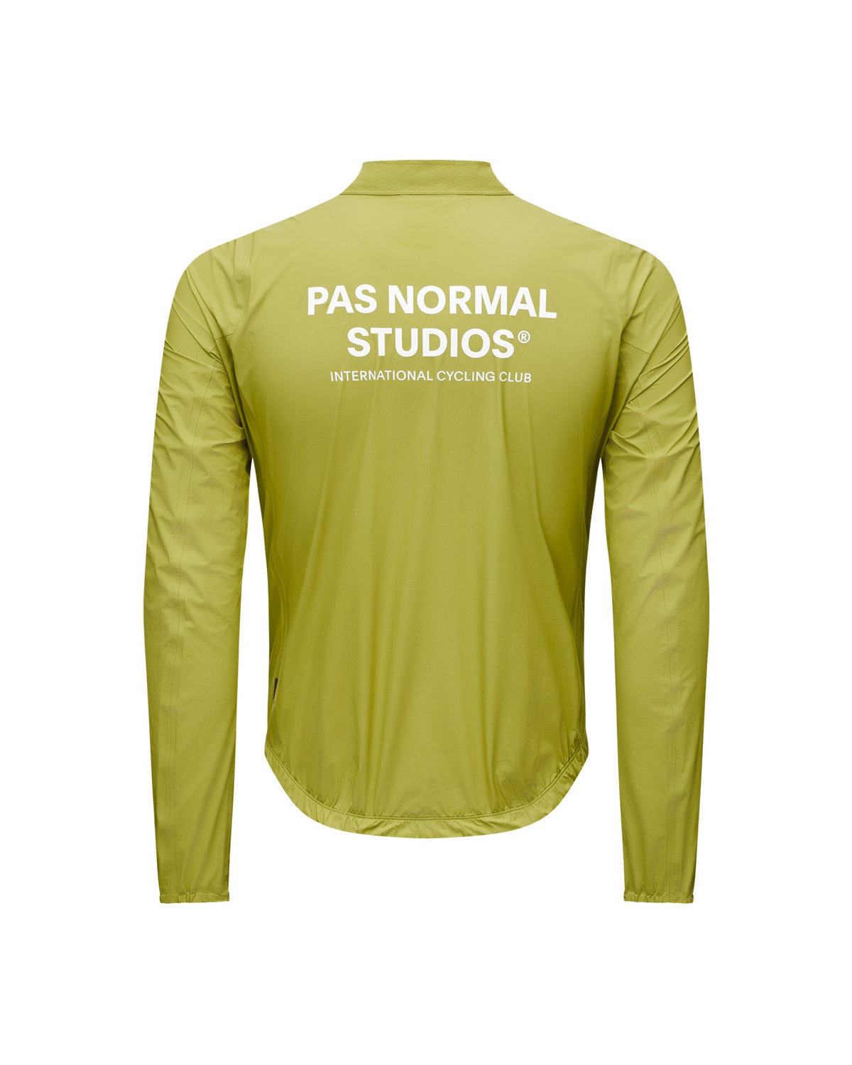 Chaqueta PNS Mechanism Rain en Moss Green, vista trasera #Color_Moss Green