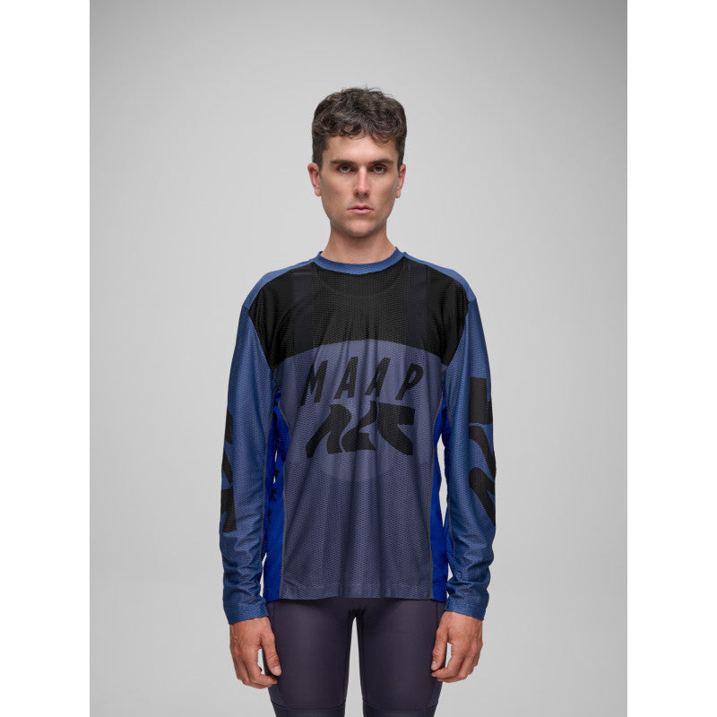 Camiseta Larga Maap Alt Road Air Mesh LS Tee · Vista 1 #Color_Mixed Blue