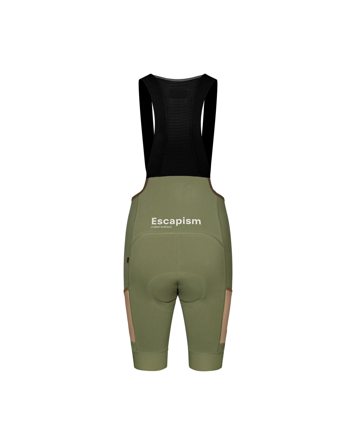 Culotte Corto Mujer PNS Escapism Cargo en Light Olive, vista trasera #Color_Light Olive