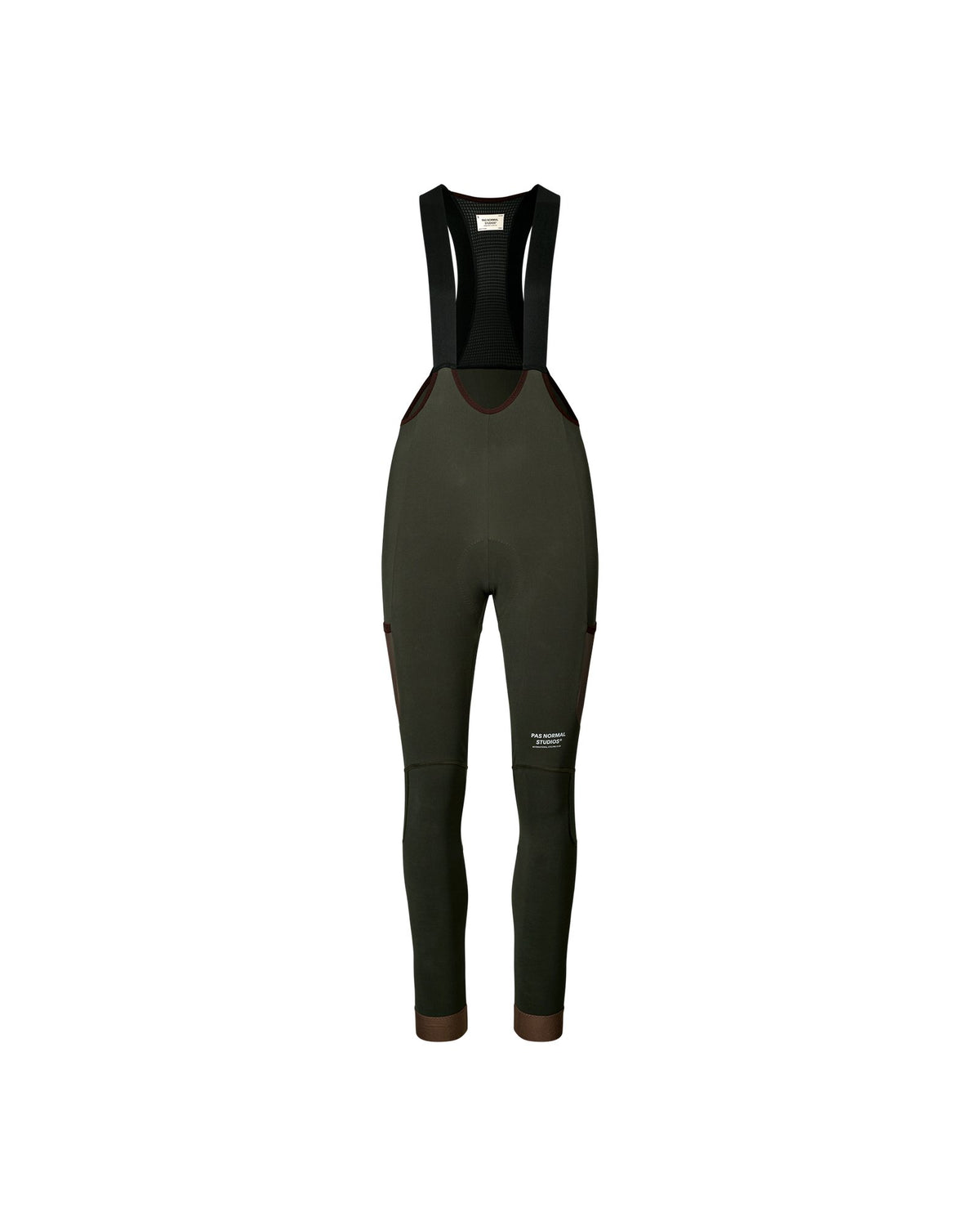 Culotte Largo Mujer PNS Escapism Cargo en Dark Olive, vista frontal #Color_Dark Olive