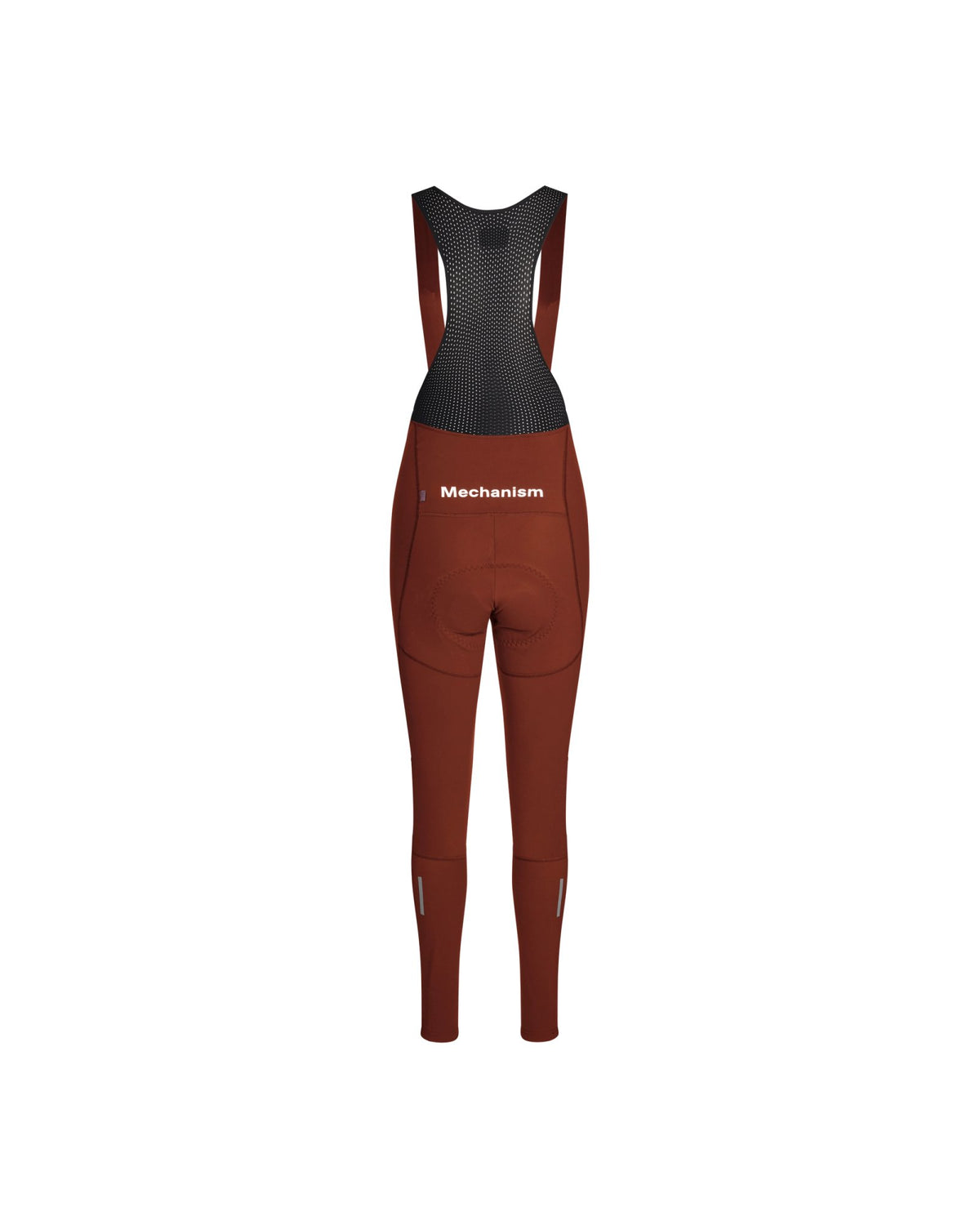 Culotte Largo Mujer PNS Mechanism Deep Winter en Mahogany, vista trasera #Color_Mahogany