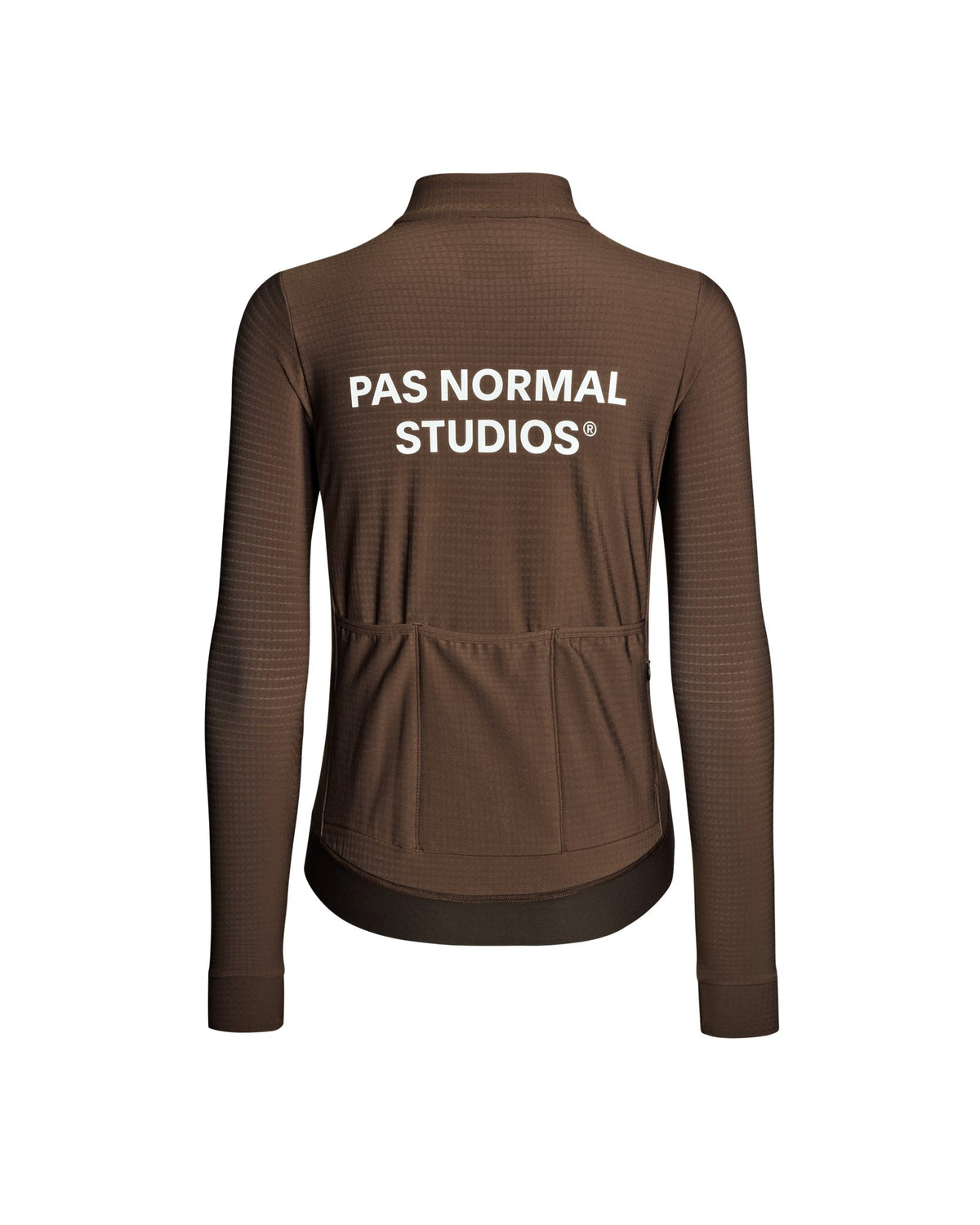 Maillot largo mujer Pas Normal Studios Essential en Light Brown, bodegón trasero #Color_Light Brown