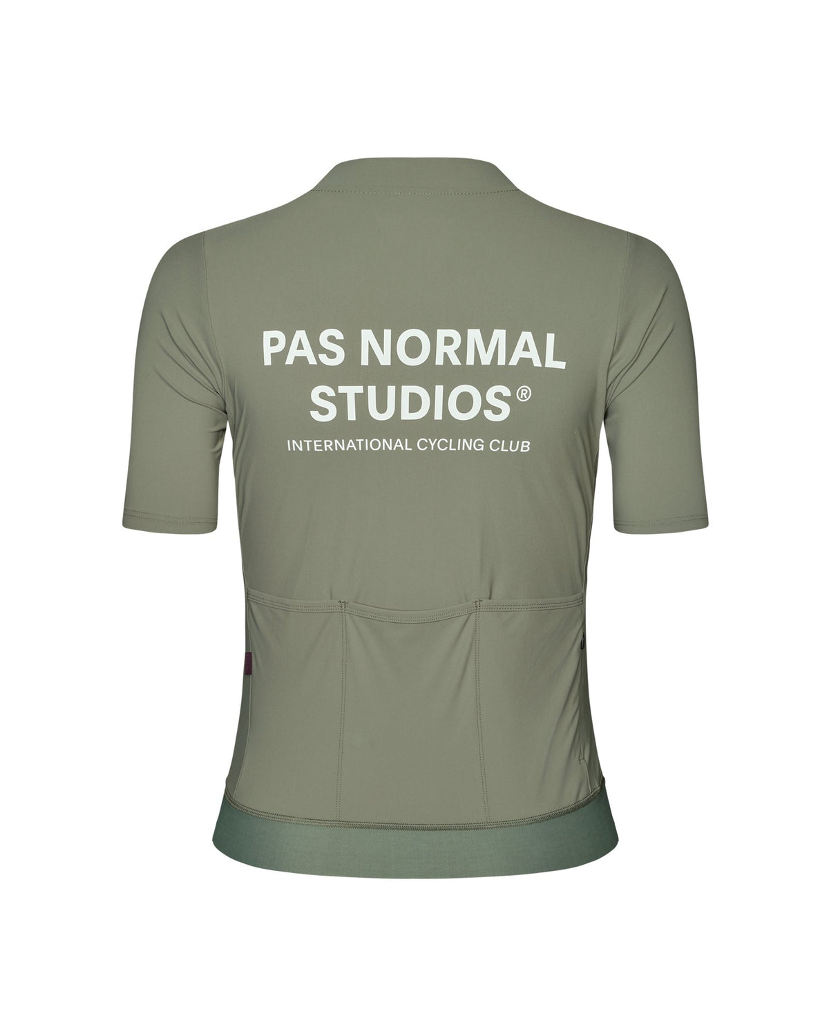 Maillot corto de mujer Pas Normal Studios Essential en Dark Celeste, vista trasera #Color_Dark Celeste