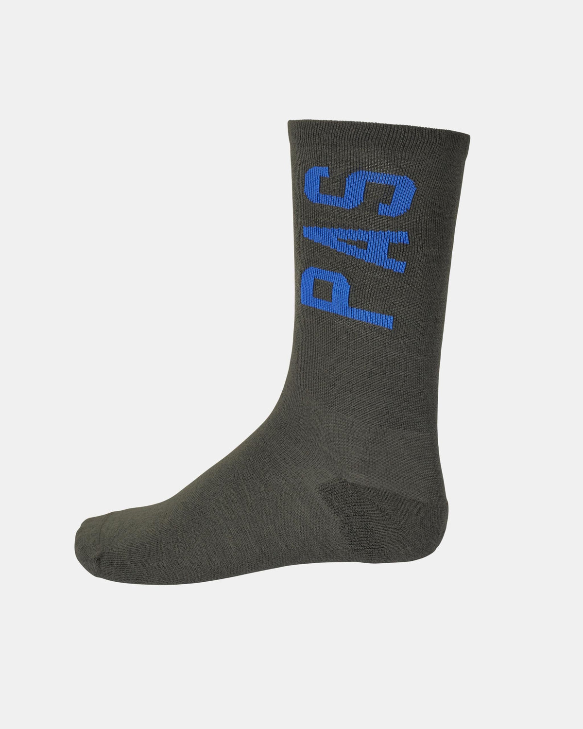 Calcetines Pas Normal Studios PAS Thermal Wool en Dark Olive, vista frontal #Color_Dark Olive
