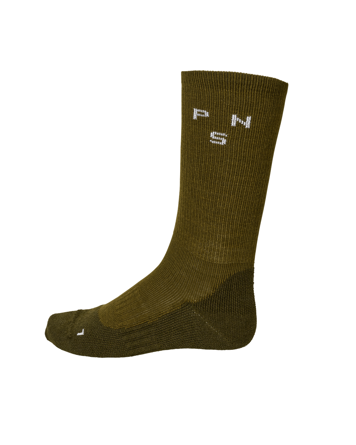 Deep Winter Wool Socks Khaki Green en vista plana #Color_Khaki Green
