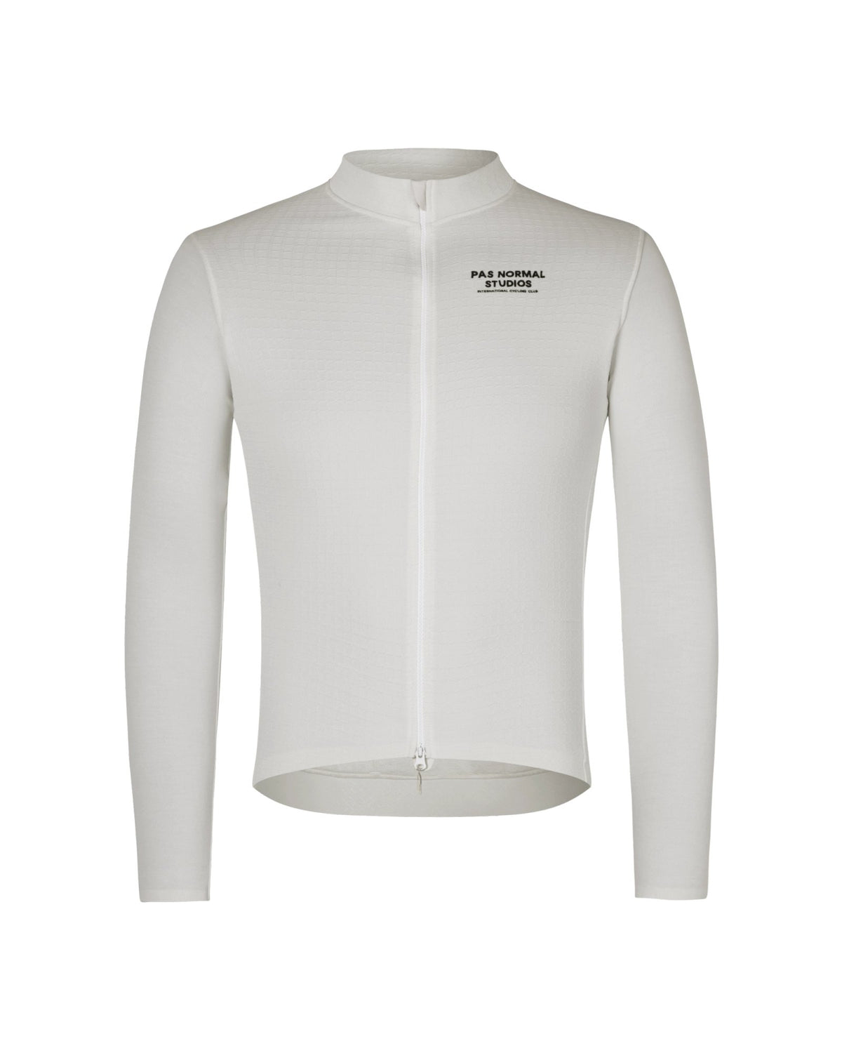 Maillot Largo Pas Normal Studios Escapism Wool en Off White, producto plano sobre fondo #Color_Off White