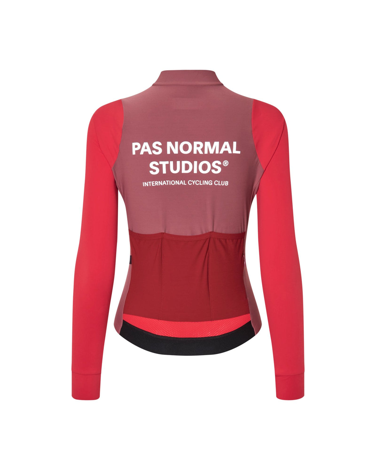 Maillot Largo Mujer Pas Normal Studios Mechanism en Color Block Red, vista trasera #Color_Color Block Red