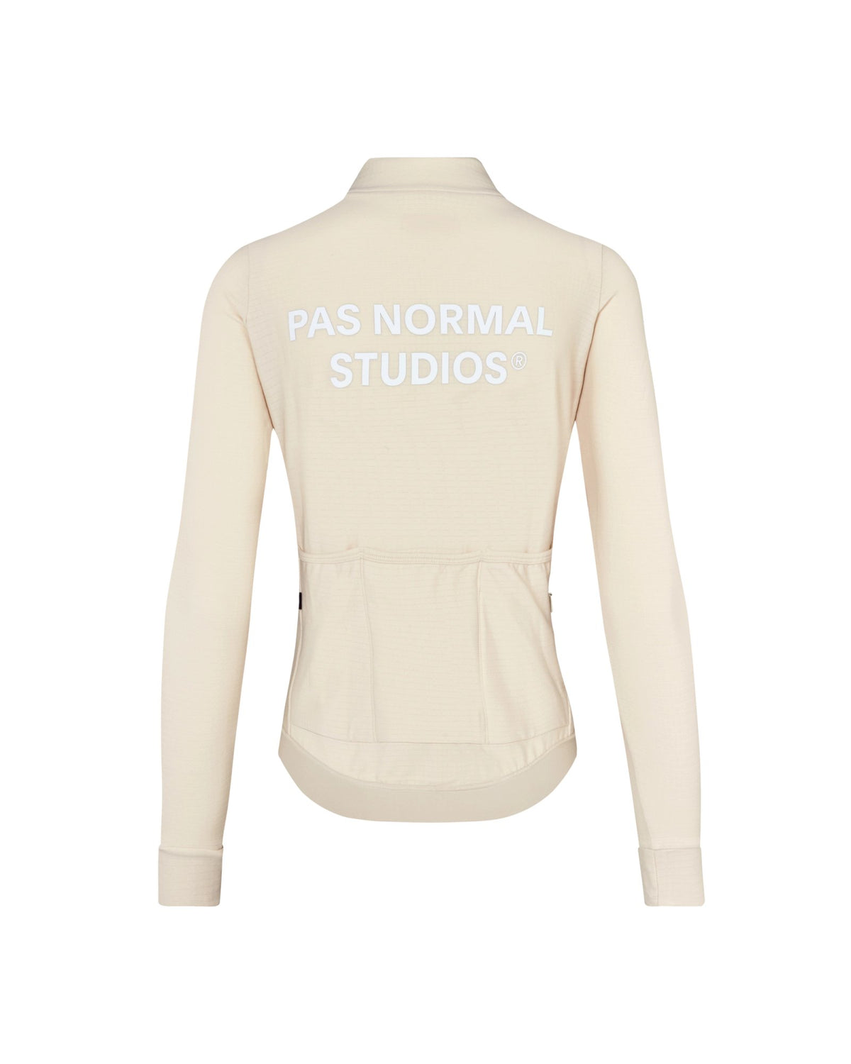 Maillot largo mujer Pas Normal Studios Essential en Off White, bodegón trasero #Color_Off White