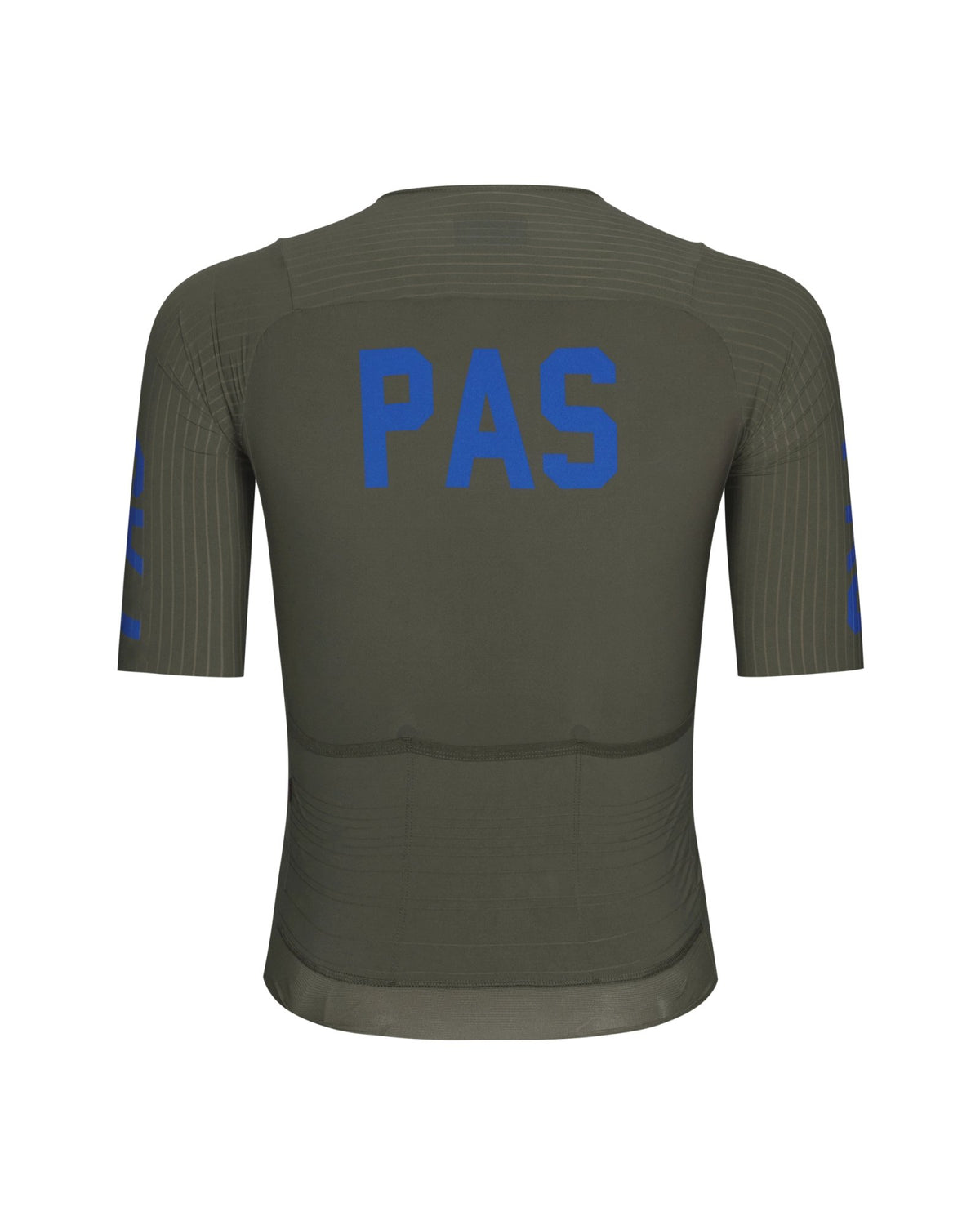 Maillot corto Pas Normal Studios PAS Mechanism Pro en Dark Olive, vista trasera #Color_Dark Olive