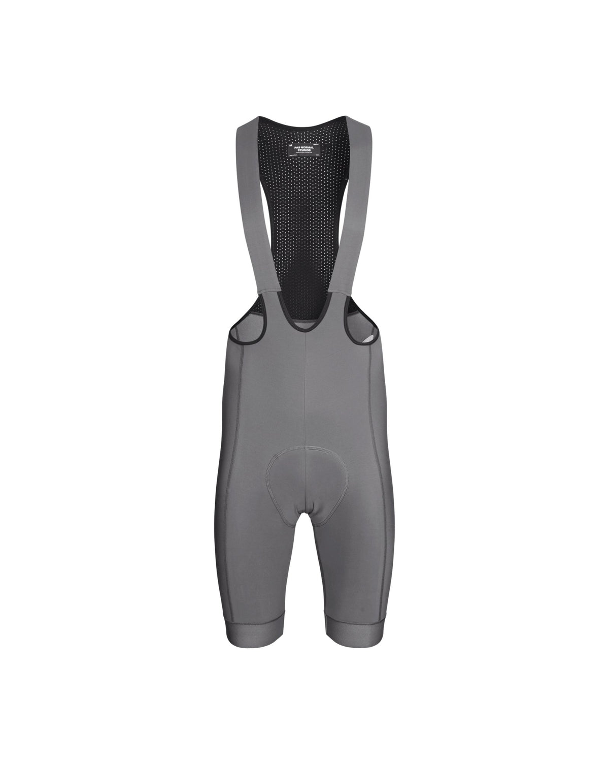 Culotte corto Pas Normal Studios Essential Thermal en Stone Grey, vista frontal de estudio #Color_Stone Grey