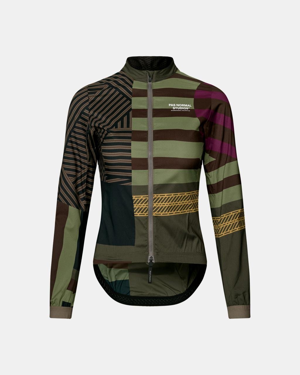 Chaqueta Mujer Pas Normal Studios Mechanism Stow Away - AOP International Green #Color_AOP International Green