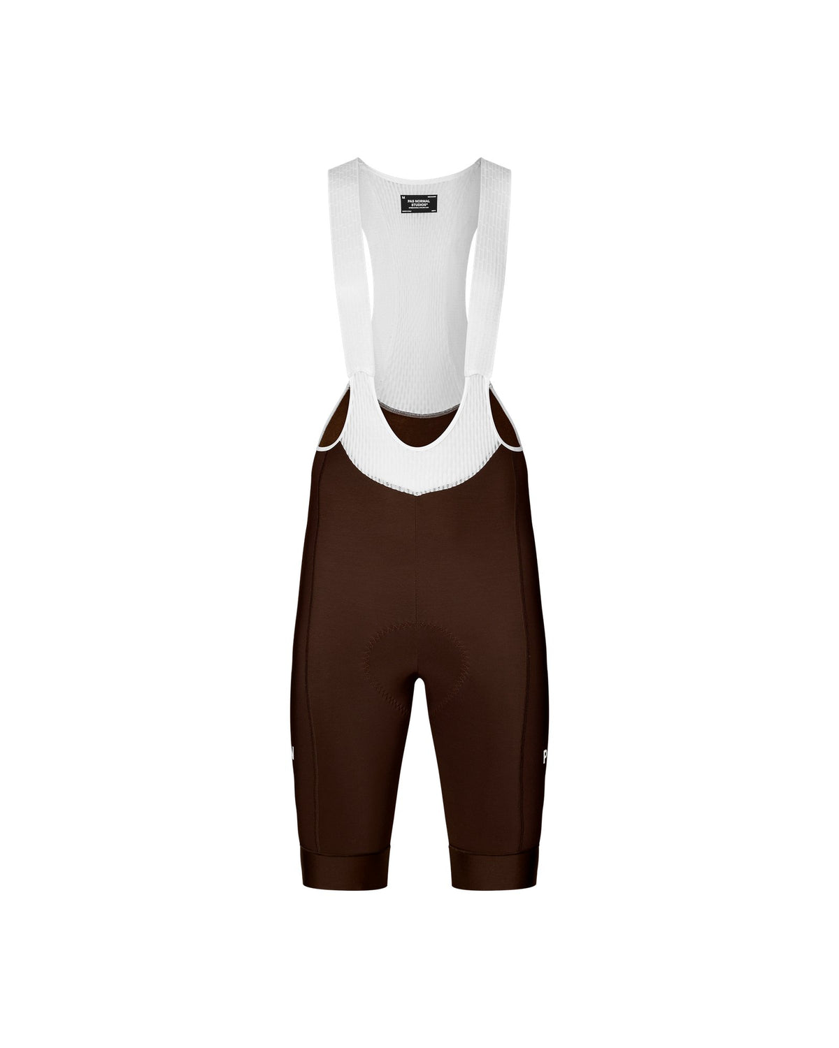 Culotte corto Pas Normal Studios Mechanism Thermal en Dark Coffee, vista frontal de estudio #Color_Dark Coffee