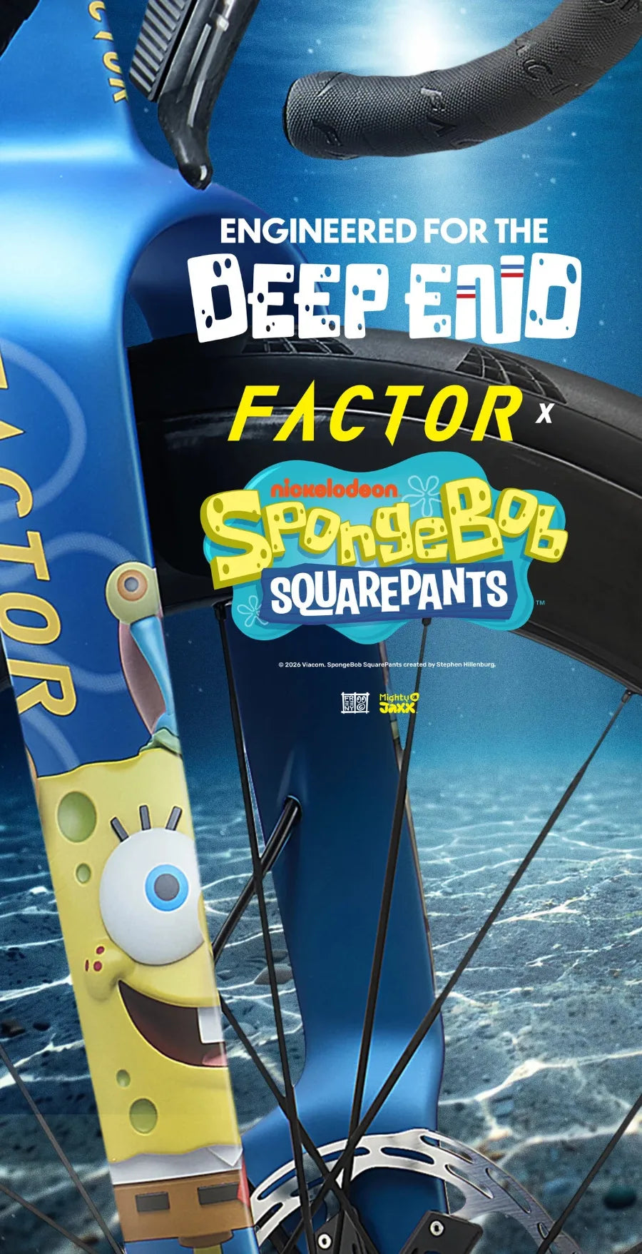 Bicicleta Factor ONE edición Bob Esponja