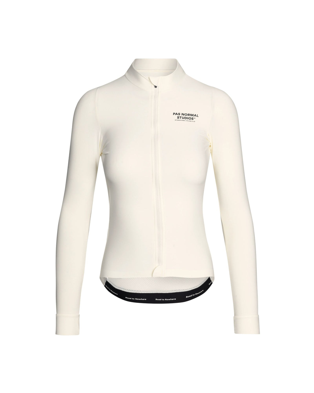 Maillot Largo Mujer Pas Normal Studios Mechanism en Off White, vista frontal #Color_Off White