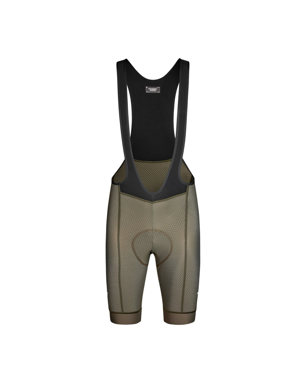 Culotte corto Pas Normal Studios Essential en Olive Green, vista frontal de estudio #Color_Olive Green