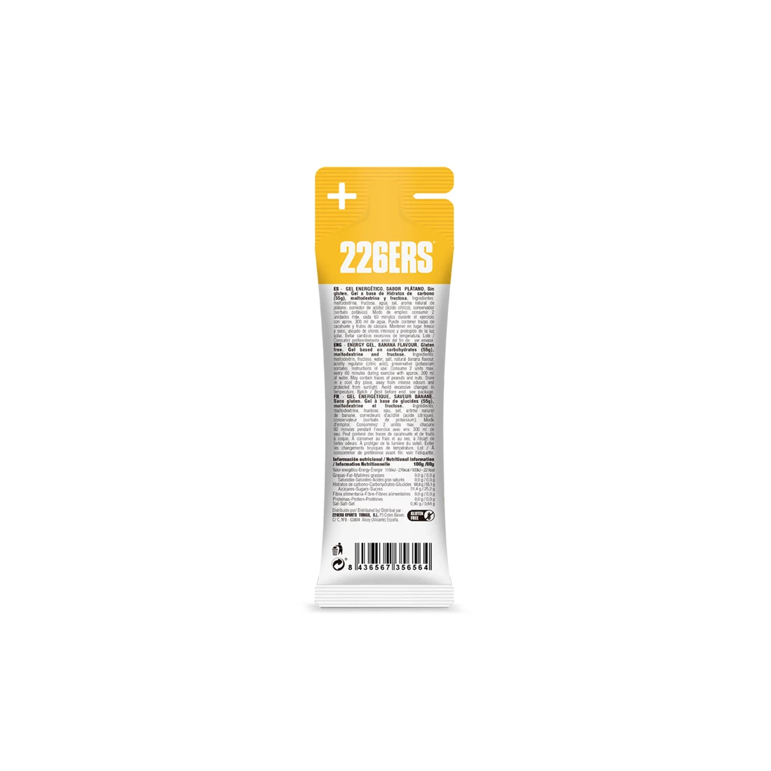 Gel 226ers High Fructose 55g CH Banana Flavour