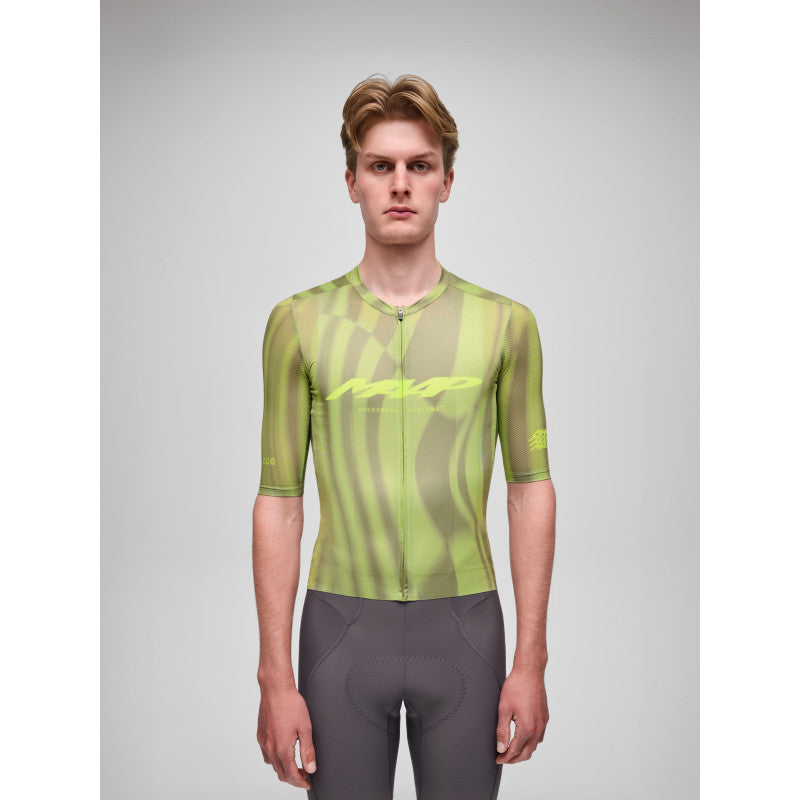 Maillot Corto Maap Halo Pro Air Jersey 3.0 · Vista 1 #Color_Halo Green Flux