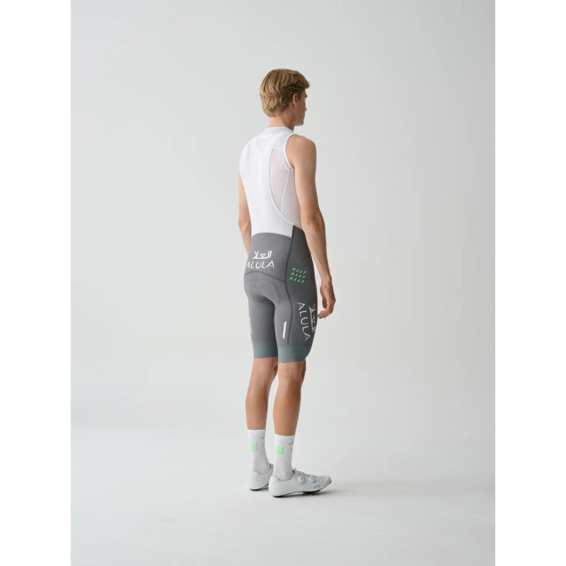 Culotte Corto Maap Jayco Alula GreenEDGE Team Bib Evo en Shadow/White, modelo, vista trasera o lateral #Color_Shadow/White