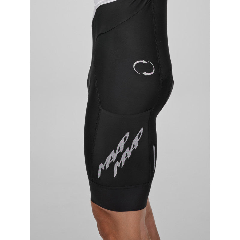 Culotte Corto Maap Spectrum Team Bib Evo Cargo en Black / Hologram, modelo, vista trasera o lateral #Color_Black / Hologram