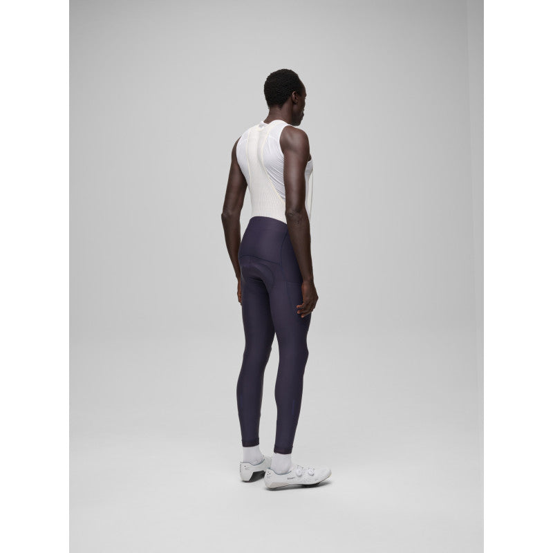 Culotte Largo Maap Team Bib Evo Cargo Tights en Deep Navy, modelo, vista trasera #Color_Deep Navy