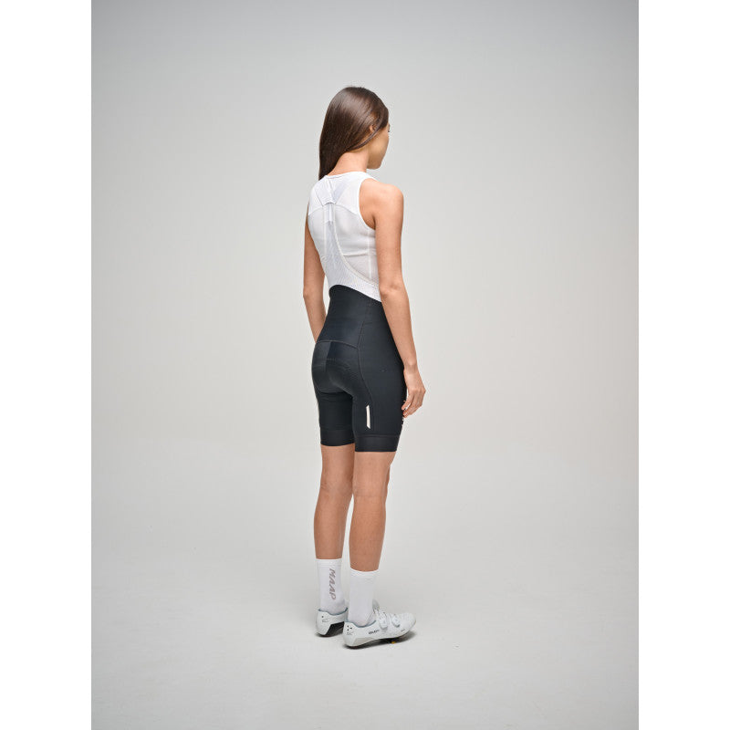 Camiseta Interior Mujer Maap Team Mesh Base Layer en Blanco, modelo, vista trasera #Color_Blanco