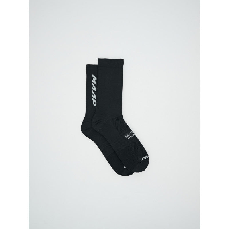 Calcetines Maap Emerge Team Sock en Negro, producto, vista frontal #Color_Negro