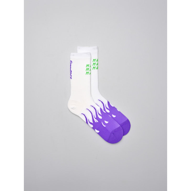 Calcetines Maap WorldTour 26 Team Sock en Torch Light, producto, vista frontal #Color_Torch Light