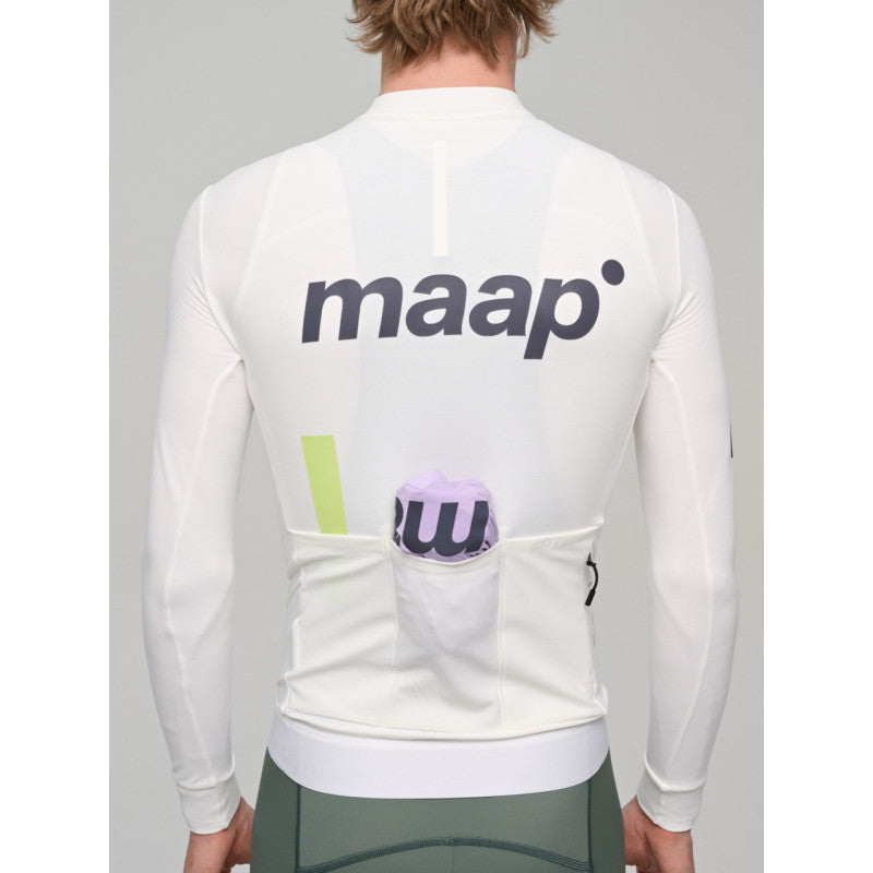 Maillot Largo Maap Training Thermal LS Jersey · Vista 2 #Color_Blanco