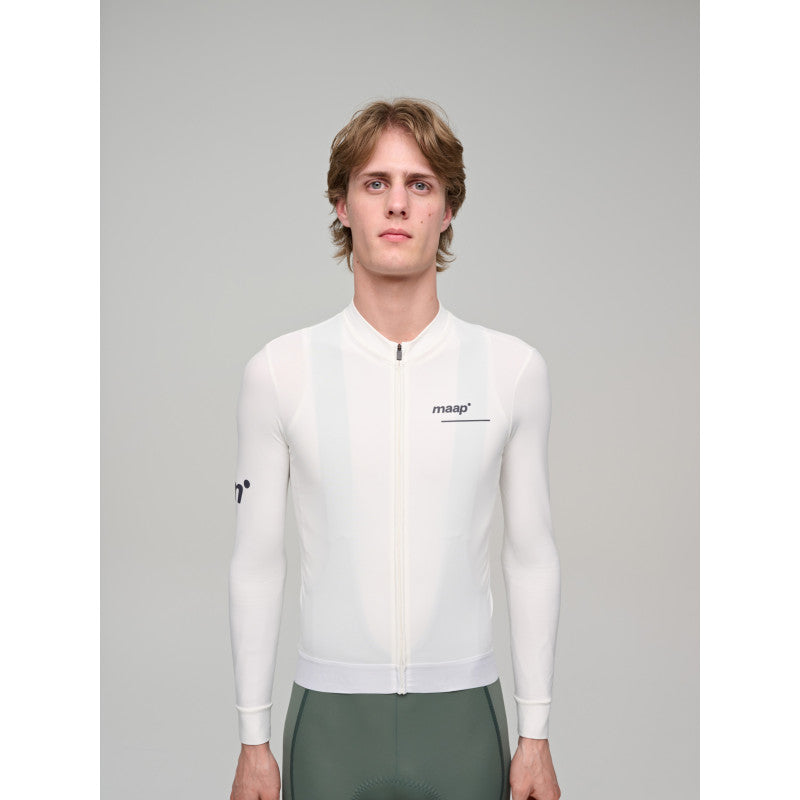 Maillot Largo Maap Training Thermal LS Jersey · Vista 1 #Color_Blanco