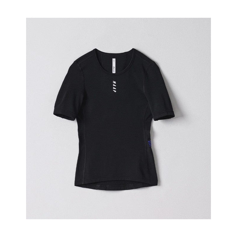 Camiseta Interior Maap Thermal Base Layer Tee Mujer · Vista 2 #Color_Negro