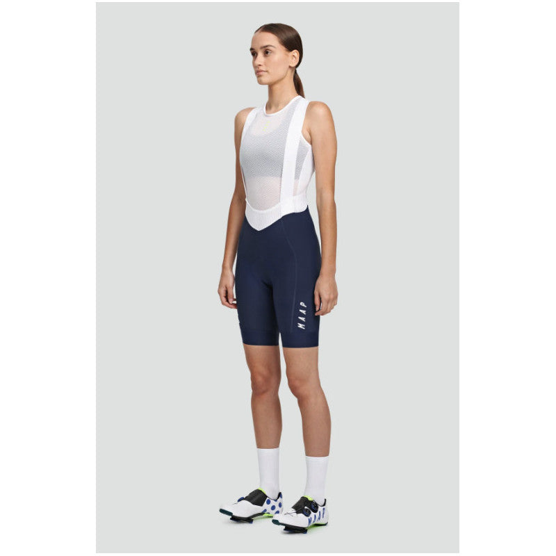 Culotte Mujer Team Bib Evo Azul marino producto plano #Color_Azul marino