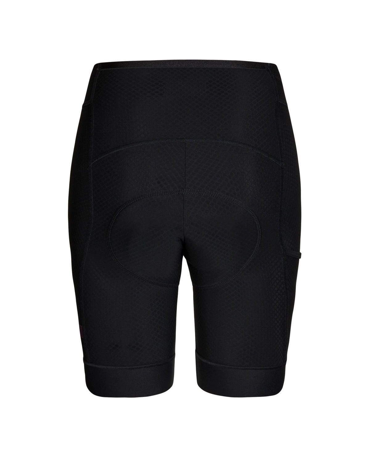 Mallas Cortas Mujer PNS Essential en Black, vista trasera #Color_Black