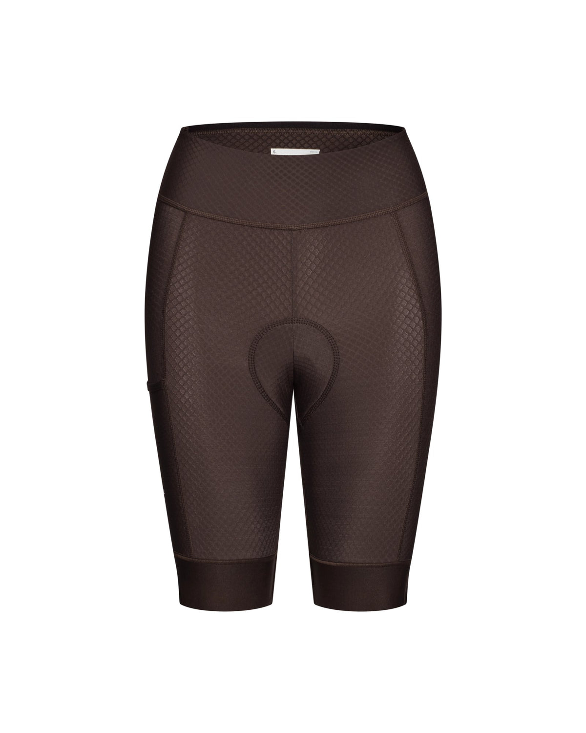 Mallas Cortas Mujer PNS Essential en Light Brown, vista frontal #Color_Light Brown