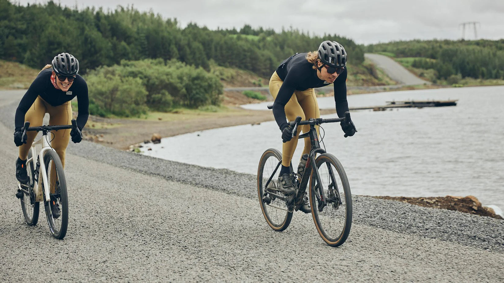 Culotte Largo Café du Cycliste Marie V2 Padded Winter “Dark Gold / Carob”