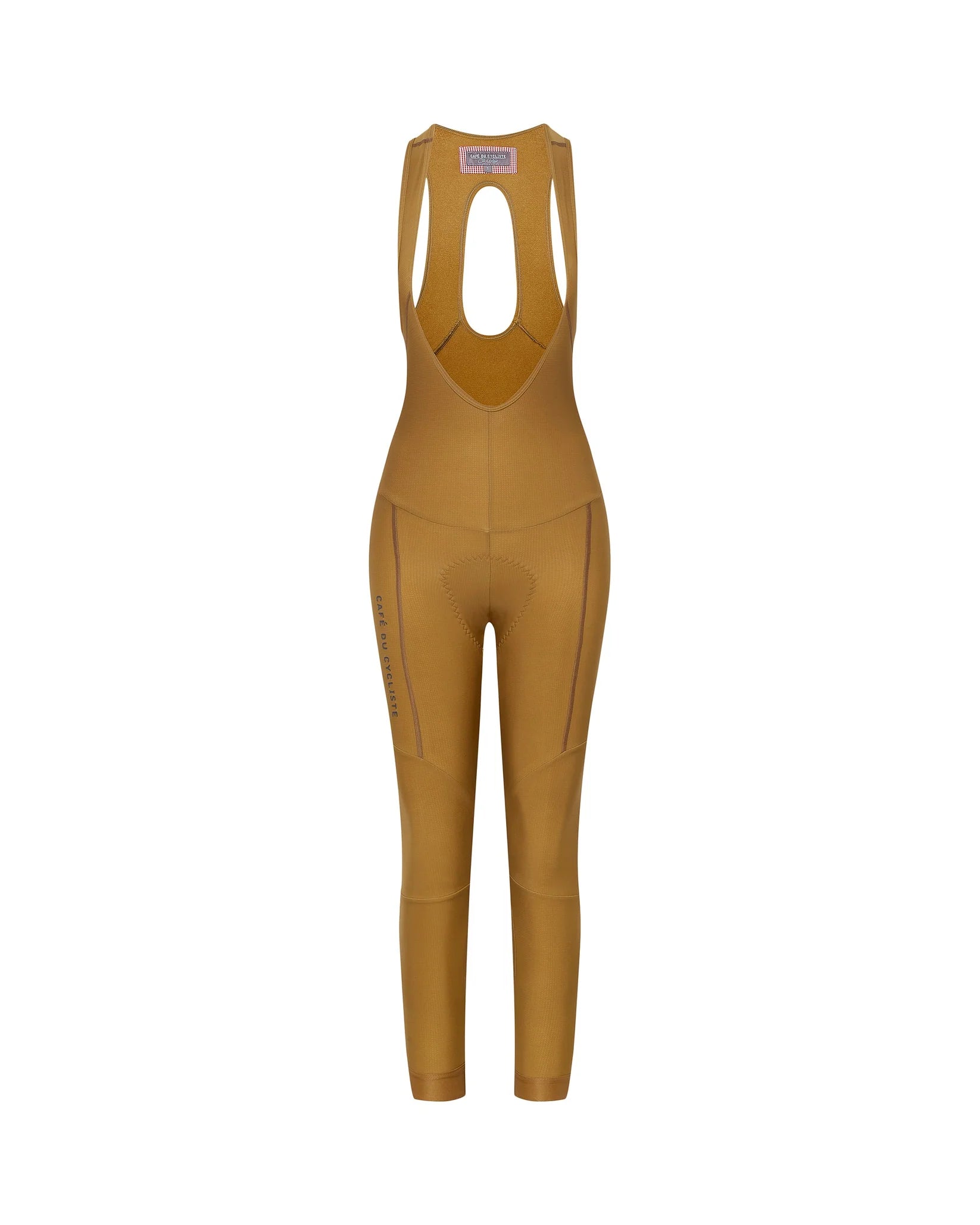 Culotte Largo Cafe du Cycliste Mujer Marie Padded Winter Dark Gold