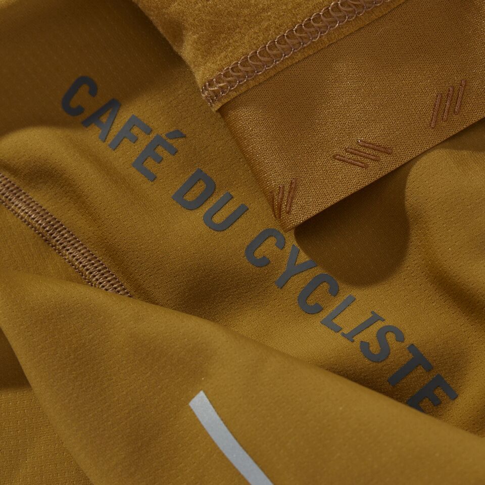 Culotte Largo Cafe du Cycliste Mujer Marie Padded Winter Dark Gold