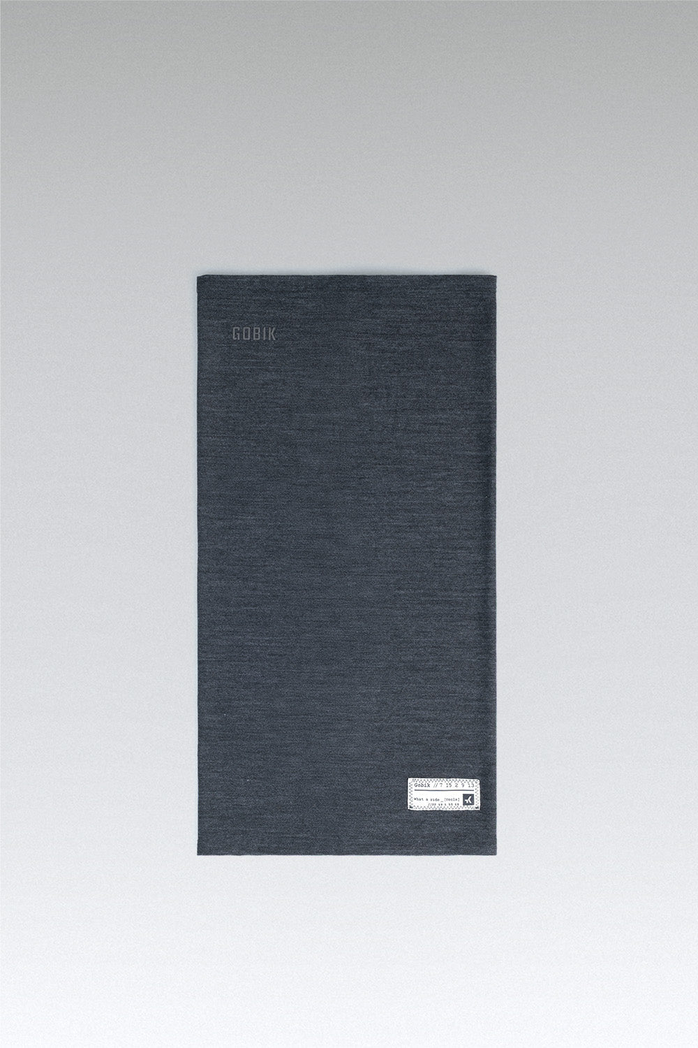 Bandana Merino Gobik Moonbah Solid, Graphite, foto 1 #Color_Gris