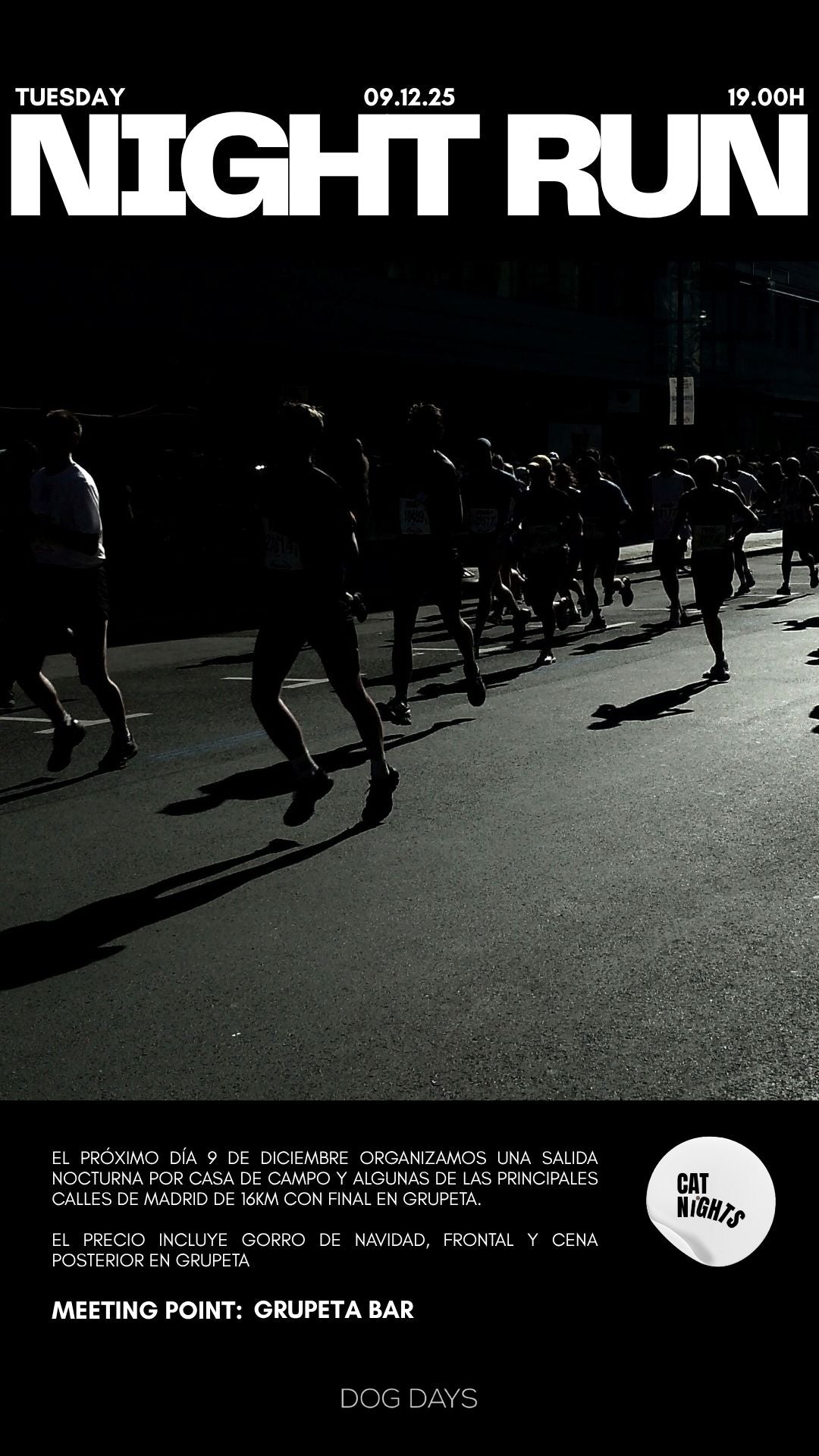 Cat Nights – Night Run Navideño | 9 de diciembre